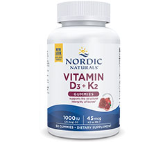 Nordic Naturals Vitamin D3+K2 Gummies