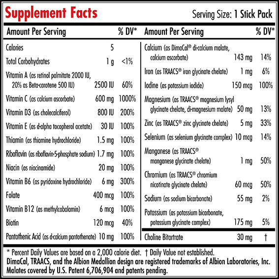 Information Label for Oxylent Children's